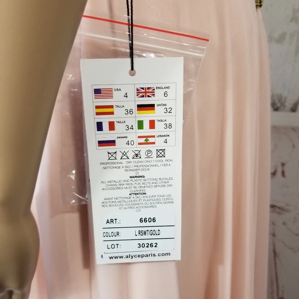 ALYCE PARIS A-line Prom Dress 6606 - Picture 6 of 8